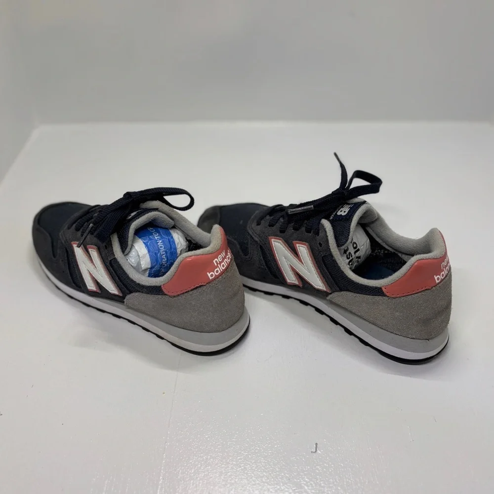 New Balance 373 Sneakers Womens 5 Black Pink Retro Running Shoes WL373NP